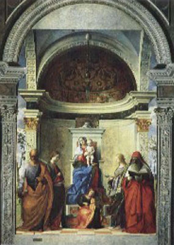 Gentile Bellini Zakaria St. altar painting